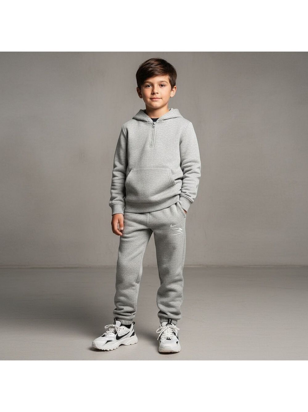 Nike 3Brand by Ryan Williams Kids Gray Fleece Jogger Sweatpants S (8-10 Years)